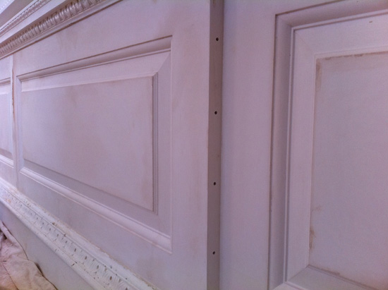 Panelled Wall Section